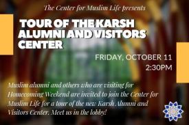 Tour of the Karsh Alumni and Visitors Center Tour of the Karsh Alumni and Visitors Center
